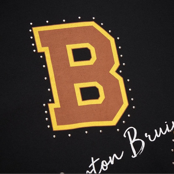 MITCHELL & NESS
BRUINS LADIES MITCHELL & NESS VINTAGE BLACK CREW SWEATSHIRT NWT - Picture 3 of 5